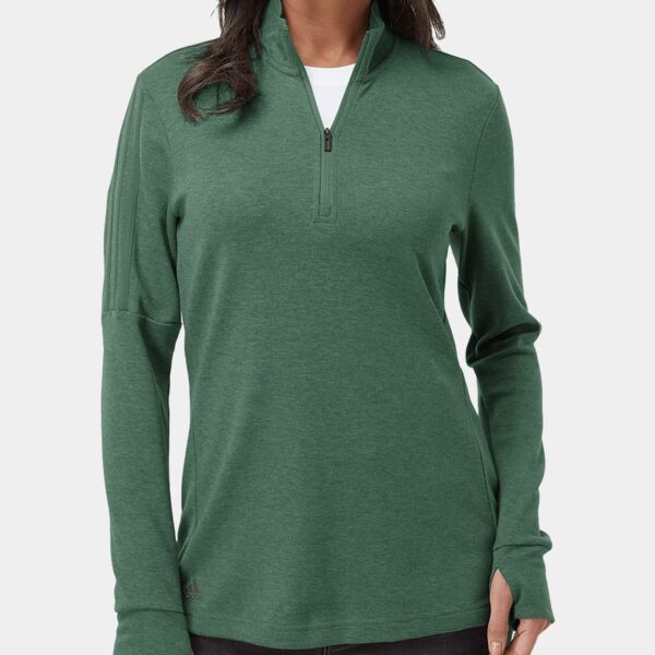 Women's 3-Stripes Quarter-Zip Sweater Thumbnail