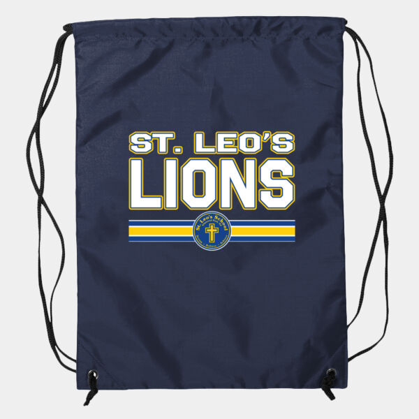 Zippered Drawstring Backpack Thumbnail